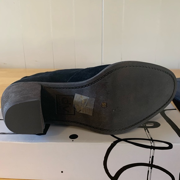 Black Suede Dolce Vita Joust Bootie - Picture 2 of 3